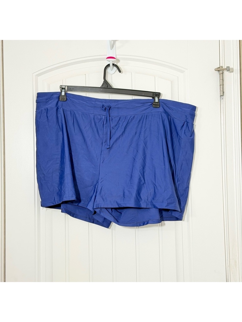 Women’s Blue Swim Shorts with Drawstring 20